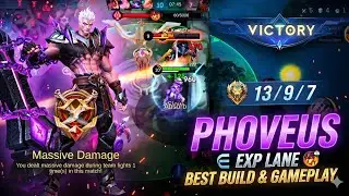 PHOVEUS IS A MONSTER! 😈 13 Kills EXP Lane Domination