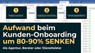 Aufwand im Onboarding-Prozess um 80-90% senken (als Agentur, Berater oder Dienstleister)