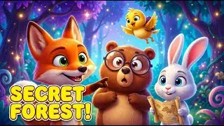 Woodland Friends Discover Magic! ✨ Fox Bear Rabbit & Chick Adventure | Toddler Cartoon