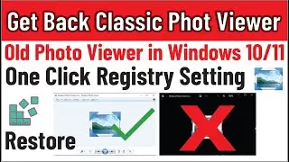 How to get back old windows photo viewer in windows 10 - Envision Studio