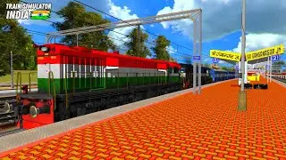 Shriganganagr bhatinda Passenger train journey with dubble diesel loco action msts live #mstslive