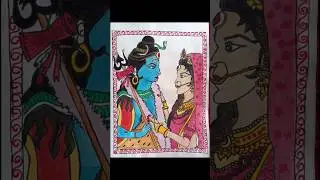 Drawing of GauriShankar ||  #gaurishankar #drawing #youtubeshorts#like #viral @crafterkshitiz8047
