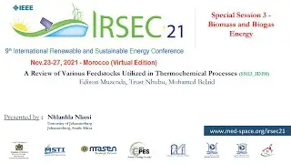 190 - A Review of Various Feedstocks Utilized in Thermochemical Processes
