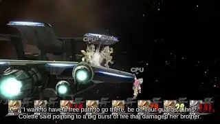 Air Dodge Byleth near Mushroom Kingdom II below Perfect Shield Jungle Japes | Ultimate