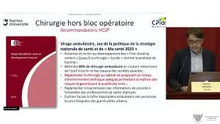 25 Maitrise du risque infectieux lors de chirurgie hors bloc op&eacute;ratoire.G. Birgand (Nantes)