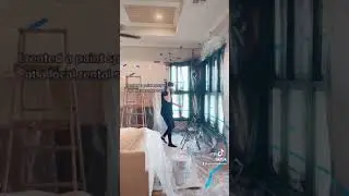 DIY Black Painted Window Frames