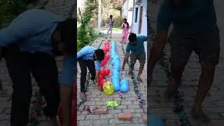 200 Balloon Popping Challenge Race #game #shorts