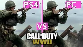 Call Of Duty® WW2 PS4 vs PC - Graphics Comparison | ULTRA |
