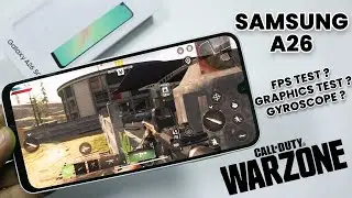 Samsung A26: Call of Duty Warzone Mobile Game Test on High Graphics 🔥