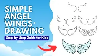 Simple Angel Wings Drawing: Step-by-Step Guide for Kids