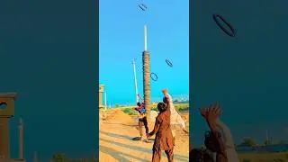 Poll Picks the Best Tyre Toss Game#shorts  😱❤️