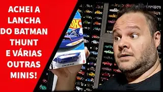 ACHEI A LANCHA DO BATMAN, MINIATURA THUNT E MUITO MAIS 