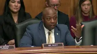 Sen. Scott Talks Creating Financial Opportunity During Senate Banking Hearing