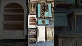 Мебель для домиков. Миниатюра. #dollhouse #roombox #diy #dollhouseminiature