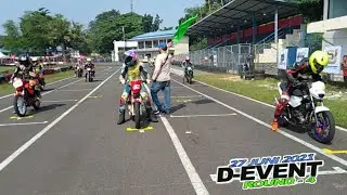 Race OMR satria FU komunitas. D-event sentul 27 juni 2021