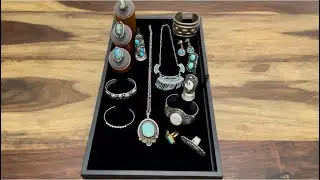 Let&rsquo;s learn and look at some turquoise vintage jewelry. Tray #2
