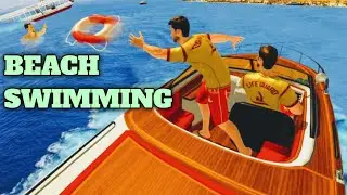 BEACH SWIMMING POOL GAME 2023 | NEW GAME 2023 BEACH GAMES 2023 FOR GIRLS |MAXI GAMERS  ⛱️⛱️
