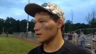 West Perry SS Deric Ellerman on his triple play Tuesday against Northeastern