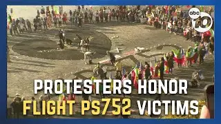 San Diego Iranian protests honor 176 killed in 2020 Ukrainian International Airlines flight