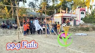 Village Bamboo Ring Challenge | Football + Basket + Token Game | Fun & Fail Moments!