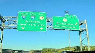 Road Trip Timelapse - Horseheads, NY to Nicholson, PA - October 5, 2025