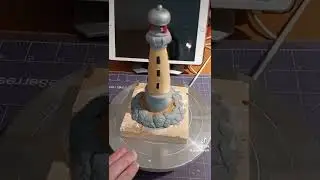 Ka pieuvre et le phare #argile #art #quebec #teamquebec #sculpture