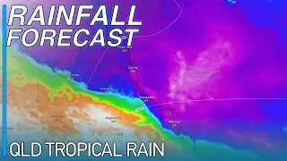 A Strong Rainfall Depression is Rapidly Developing, Intense Rainfall Forecast for North Queensland