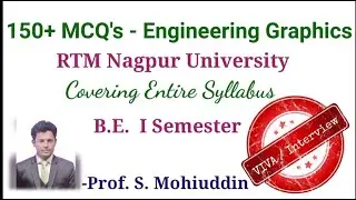 Multiple Choice Questions (MCQ's) | Nagpur university Examination Winter2022| Engineering Graphics |