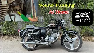 Best Sound 🔥 And Carburator Tunning For Royal Enfield At Home || Bs3 Bs4 