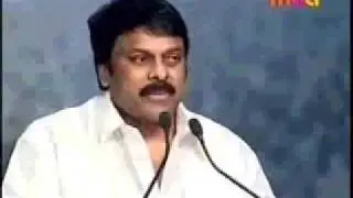 Chiranjeevi talks about Ntr in Press meet