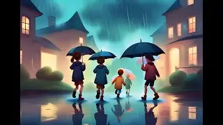 Spring Rain 5 Minute Timer for Classroom