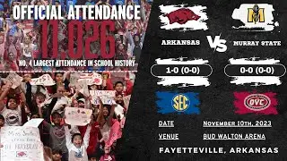 Arkansas vs Murray State | NCAA Women's Basketball | 11.10.23