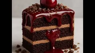 Cherry Cola Chocolate Smash Cake#brianminspired