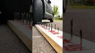 bullet proof car tyre #shorts #status #car