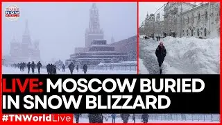 MOSCOW SNOW MAYHEM LIVE | Russia's Capital Hit By Heaviest Snowfall In Over 200 Years