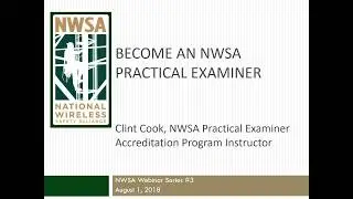 Become an NWSA Practical Examiner