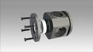 High pressure corner flow sight glass type 576 &ndash; ACI Industriearmaturen GmbH
