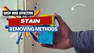 Stain and scratch removal on the wall.