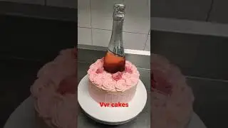 Champagne 🥂 cake   #cakes #birthday #anniversary_cake #short #youtubeshort #anniversary