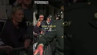 Protesters DISRESPECT WW2 Veteran
