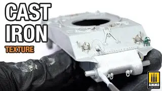 How to create cast iron texture on your scale models