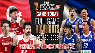GILAS PILIPINAS vs TURKEY GAME TODAY December 30, 2025 - Philippines Demiolished Team Turkey! 2k