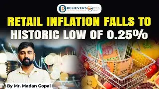 Retail Inflation Crashes to 0.25% | RBI, Markets & Economy Outlook #inflation #rbi
