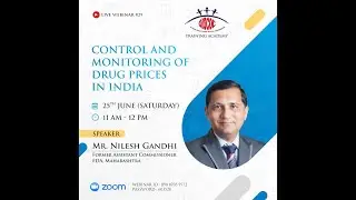 Control and Monitoring of Drug Prices in India