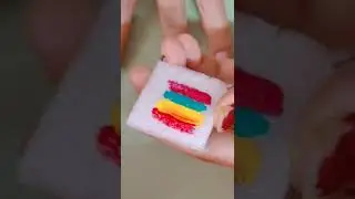 easy rainbow nail art/sponge design/  SUBSCRIBE