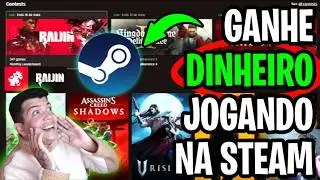 🔥 NOVA PLATAFORMA TE PAGA at&eacute; $1500 S&Oacute; PRA JOGAR NA STEAM (Sem Investir!) RAIJIN