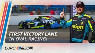 Martin Doubek scores maiden EuroNASCAR oval racing win | NASCAR Oval GP 2024 short highlights