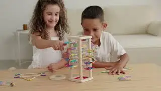 Nene Toys BALLFALL - Montessori Wooden Board Game for Kids Ages 3-9 &ndash; Educational Toy Motor Skills