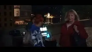 Accordion player on Charles Bridge, Prague, Czech Republic 