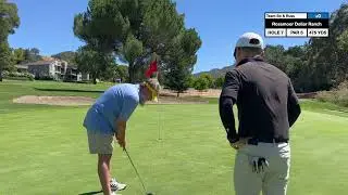 Rossmoor Dollar Ranch Golf Course 18 holes scramble game